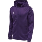 Preview: Hummel Core XK Kapuzenjacke - Acai/Weiß